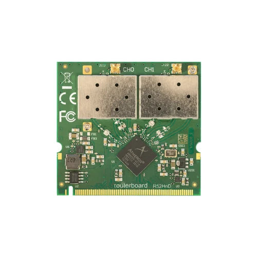 MikroTik 2-MMCX 26dBm 2,4GHz/5GHz A/B/G/N300 400mW AR9220 MINIPCI | R52HND