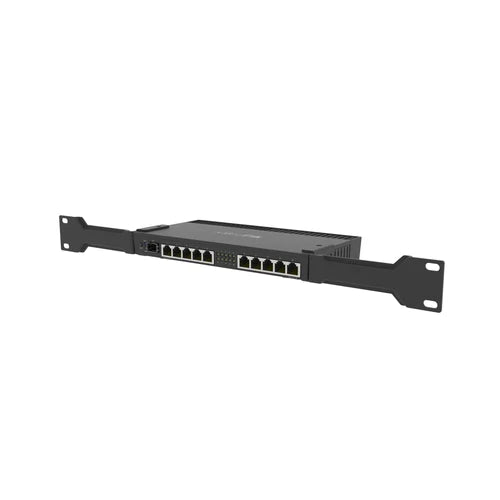 MikroTik 10-1000 1-SFP+10G Console-RJ45 L5 1,4GHz-x4 1U-Rack 12-57VDC | RB4011IGS+RM