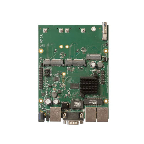 MikroTik 880MHz 3-1000 2-SIM 2-MiniPCIe M.2/Slot DB9 USB L4 105x150mm | RBM33G
