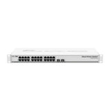 MikroTik 24-1000 2-SFP/SFP+10G 10-30V PoE-in Switch Smart SwOS Rack | CSS326-24G-2S+RM