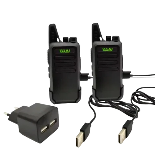 Pack de 2 Walkie Talkies WLN KD-C1 | Radios Recargables Mini 5W