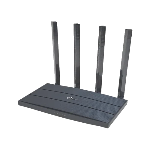 TP-Link AC1900 5GHz+2,4GHz 1300+600mbps 4-Antenas-Fijas 4-1000 1-WAN | C80