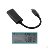 TP-Link USB-C-M a HDMI-H 4K 60Hz 3.0 Adaptador Cable 10cm | UA520C