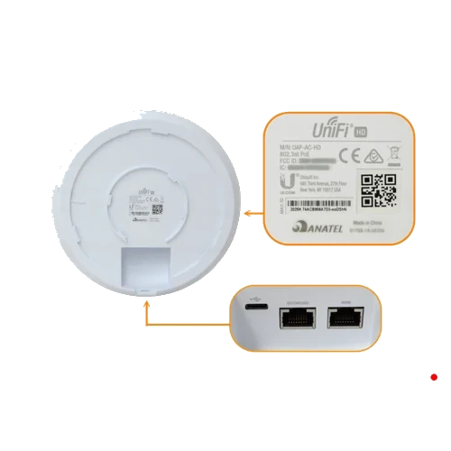 Ubiquiti 5un 4x4 1733mbps-5GHz 800-2,4GHz 4/3dBi req-PoE48V/17W 2-1000 | UAP-AC-HD-5