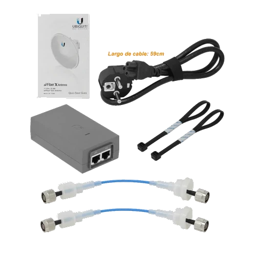 Ubiquiti inc-DUP-H 11GHz inc-antena 35dBi 1-1000 1-MGMT 1,2Gbps inc50V | AF11-COMPLETE-HB