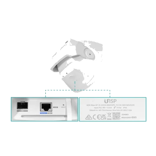 Ubiquiti PtmP 30º 1-2500 1-SFP+10G 24/12dBi 60/5GHz GPS 2,7gbps-duplex | WAVE-AP