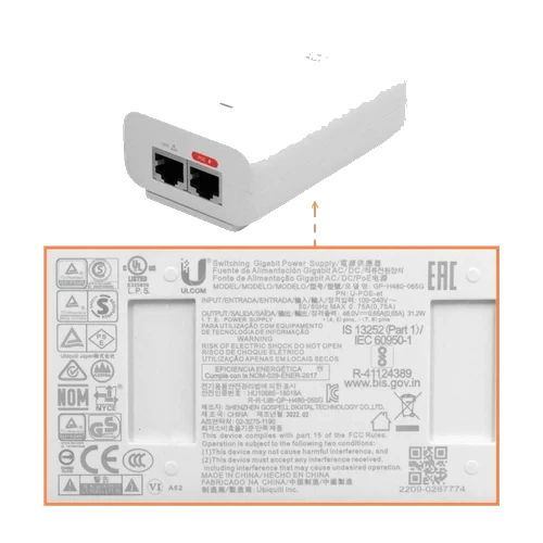 Ubiquiti 60GHz 57-66GHz 1-10G 1-SFP+10G 6Gbps 2km inc-48V 189mm GPS | AF60-HD