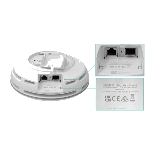 Ubiquiti 2-unids 6Gbps Edificio a Edificio UniFi 60GHz 5GHz PtP 500mts | UBB-XG