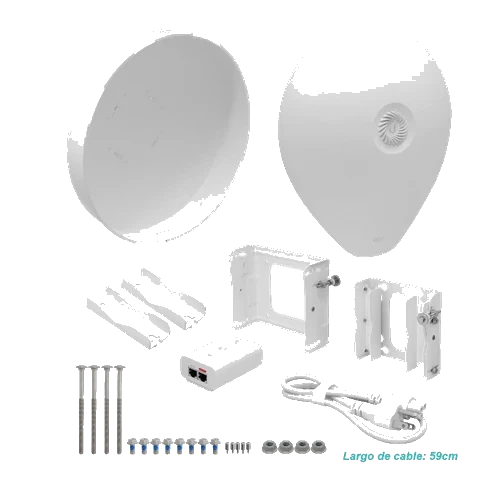 Ubiquiti 60GHz/57-71 2,5Gbps 15km 1-10G 1-SFP+10G 5Ghz-bckp inc48V GPS | AF60-XR