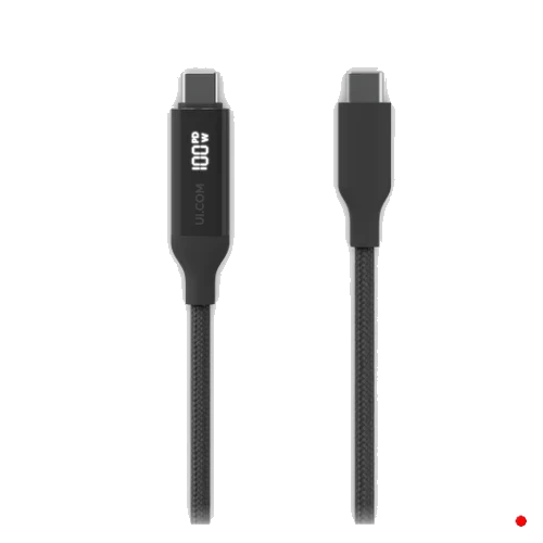Ubiquiti 30cm miniDisplay consumo 100W USB-C Macho-Macho Braided Cable | CC0-U
