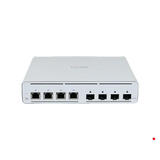 Ubiquiti 4-SFP+10G 4-2500-PoE27V 27V/160W-tot Switch 100-240VAC | UISP-S-PLUS