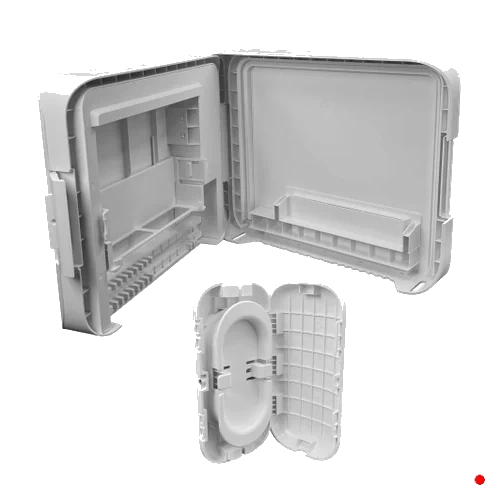 Ubiquiti Caja Exter IPX6 p/UISP-S-PLUS Muro Poste35-60mm 380x293x76mm | UISP-BOX-PLUS
