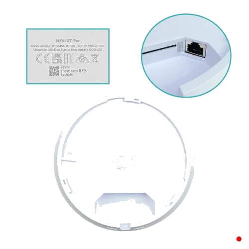 Ubiquiti UI 1un 2x2x2 1-2500 WiFi7 9,3Gbps 2,4/5/6GHz 4/6/6dBi req-PoE48at/21W | U7-PRO