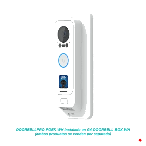 Ubiquiti Blanco Montaje Plano o Angulo 25º p/UVC-G4-Doorbell-Pro | G4-DOORBELL-BOX-WH
