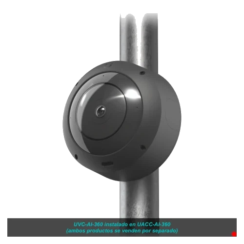 Ubiquiti Negro Caja Conexion alumi/policarbonat IK08 IPX6 p/UVC-AI-360 | UACC-AI-360