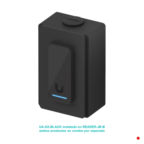 Ubiquiti UI Negro Caja Conexion UniFi Access p/UA-G2. UA-Ultra Viewer Doorbell | READER-JB-B
