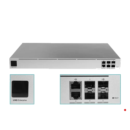 Ubiquiti 2-2500 2-SFP+ 2-SFP28 UniFi Gateway Enterprise Rack 2-220VAC | UXG-ENTERPRISE