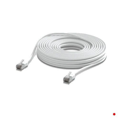 Ubiquiti 15mt Blanco Cat6A F/UTP Cable Exterior TPE 10GbE PoE+++ | WOPA-15