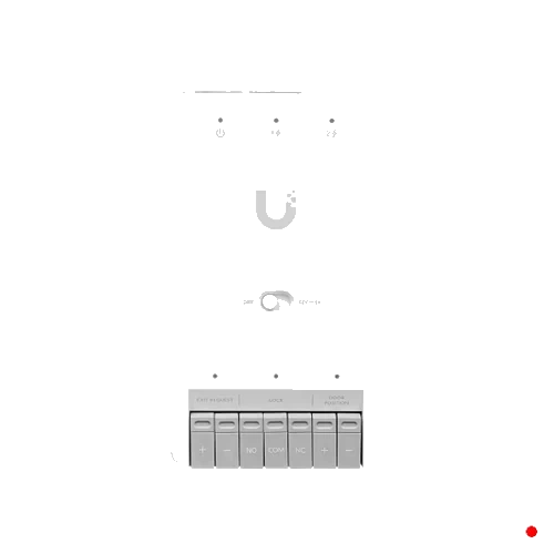 Ubiquiti Control 3-1000 1-Puerta Pulsadores Riel-Din req-PoE++ Access | UA-HUB-MINI