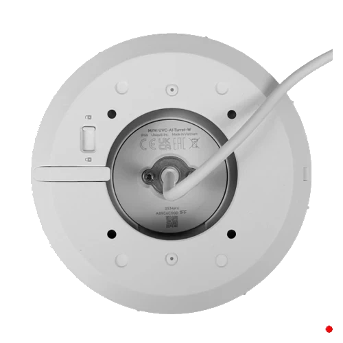 Ubiquiti UI Blanco MiniDomo 8MP AI V57º 1-1000 IP66 IK08 CamaraIP IR40 req-PoE+ | UVC-AI-TURRET-W