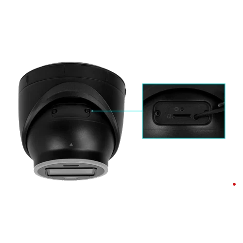 Ubiquiti UI Negro MiniDomo 8MP AI V57º 1-1000 IP66 IK08 CamaraIP IR40 req-PoE+ | UVC-AI-TURRET-B