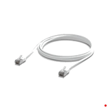 Ubiquiti 2mt Blanco Cat6A F/UTP Cable Exterior TPE 10GbE | WOPA-02
