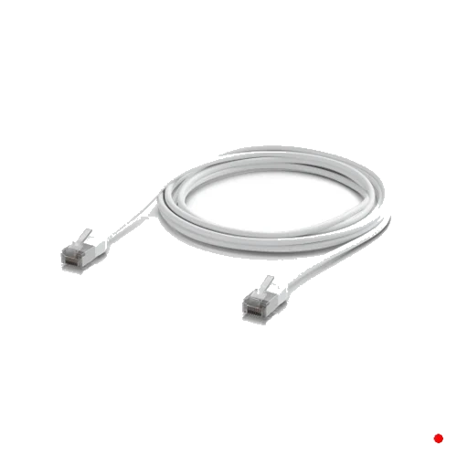 Ubiquiti 3mt Blanco Cat6A F/UTP Cable Exterior TPE 10GbE | WOPA-03