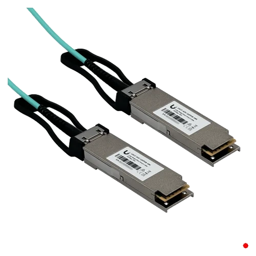 Ubiquiti UI 10mt QSFP28-100Gbps Cable 3mm Fibra-MM Directa AOC-QSFP28-10M | UA7-10