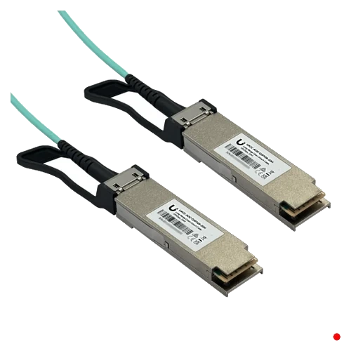 Ubiquiti UI 20mt QSFP28-100Gbps Cable 3mm Fibra-MM Directa AOC-QSFP28-20M | UA7-20