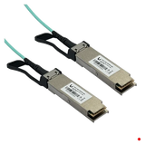Ubiquiti UI 20mt QSFP28-100Gbps Cable 3mm Fibra-MM Directa AOC-QSFP28-20M | UA7-20