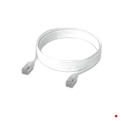 Ubiquiti UI 3mt Cable Etherlighting Blanco Cat6a UACC-CABLE-PATCH-EL-C6A-3M-W | WEPA-03