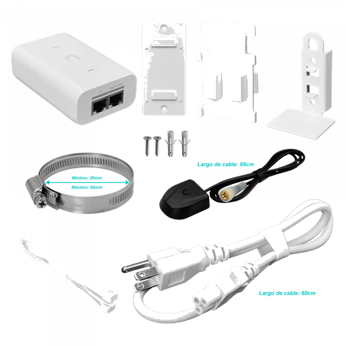 Ubiquiti UI 5GHz/WiFi7 1-10G 1-SFP+ 2-RPSMA-H .SMA-GPS inc54V PTP 24dBm IPX6 | WAVE-MLO5