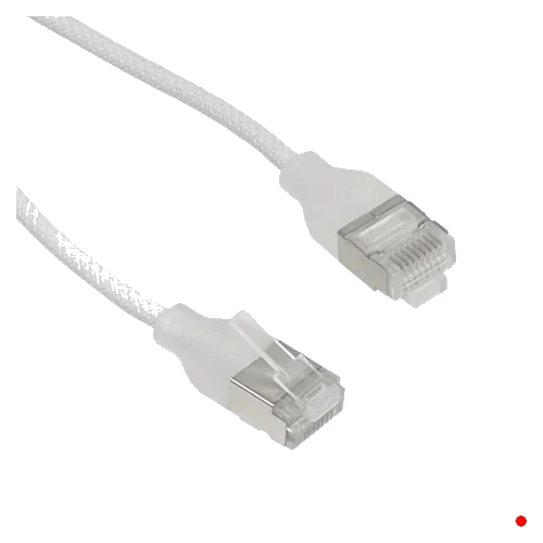 Ubiquiti UI 12mt Cable Etherlighting Blanco Cat6a UACC-CABLE-PATCH-EL-C6A-12M-W | WEPA-12