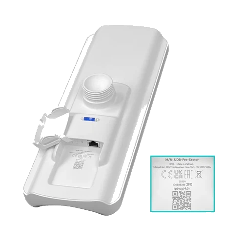 Ubiquiti UI 90º 5km 5GHz PtMP 50Pro inalambrico 17dBi 1-1000 UniFi req-U-POE-AF | UDB-PRO-SECTOR