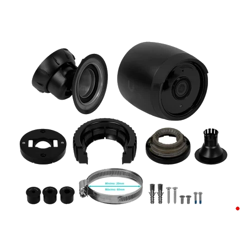 Ubiquiti UI Negro Bala 8MP AI IR30m 1-100 110º IP66 IK04 Mic req-PoE | UVC-G6-BULLET-B