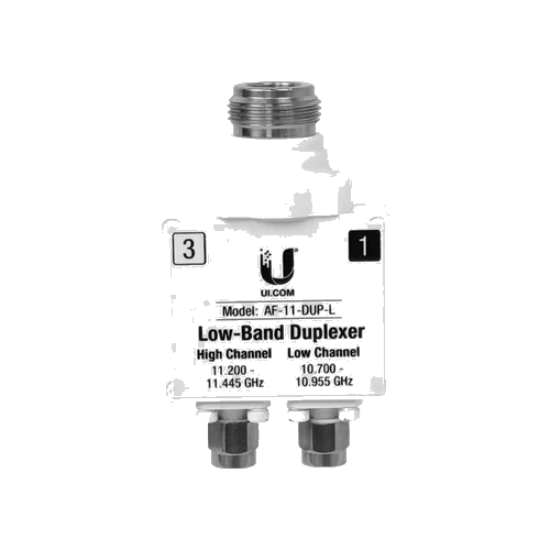 Ubiquiti 10,7-11,0/11,2-11,5GHz 2-SMA-M 1-N-H Multiplexor para AF-11 | AF-11FX-DUP-L