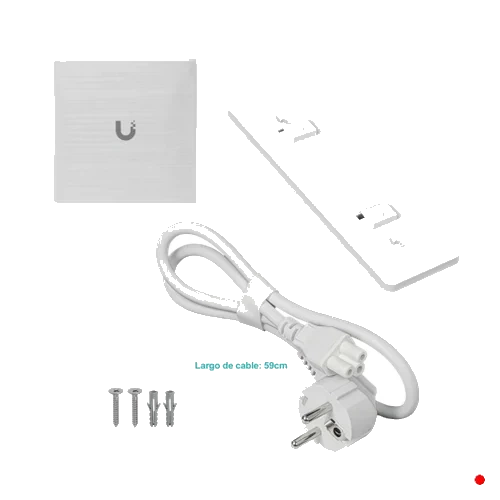 Ubiquiti 10Gbps 54VDC 90W Inyector PoE 1,5A 802.3bt Cumple Norma | U-POE+++10G