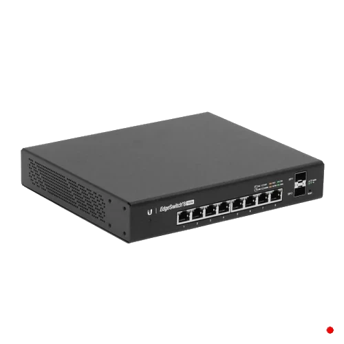 Ubiquiti 120W-tot 8-1000-PoE24/48af/52at 2-SFP Switch Admin-L3 Console | ES8-150W