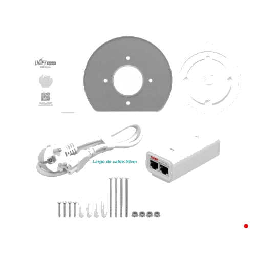 Ubiquiti 1un 2x2 867mbps-5Ghz 300-2,4GHz 3dBi inc-PoE24V 1-1000 AC1200 | UAP-AC-LITE