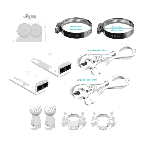 Ubiquiti 2-unids Edificio a Edificio UniFi 1Gbps 60GHz 5GHz PtP 500mts | UBB