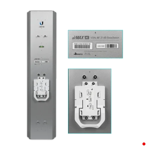 Ubiquiti 21dBi 60º 5GHz Antena Sectorial 2-RPSMA-M/H | AM-5AC21-60