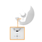 Ubiquiti 24dBi 4,9-6,2GHz 2,4GHz 14x14º 1-1000 inc24V 22dBm 10-50MHz | LTU-PRO