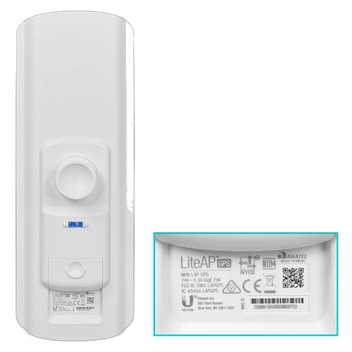 Ubiquiti 90º 5GHz AP Sectorial 1-1000 17dBi 25dBm inc-PoE24V 2,4g-Conf | LAP-GPS