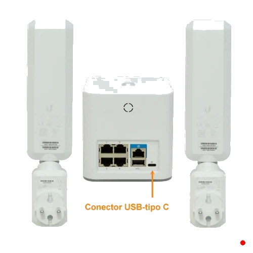 Ubiquiti AmpliFi 2-Extens 5-1000 USB Router-HD Mesh AC1300 N450 1750mbps 26dBm | AFI-HD