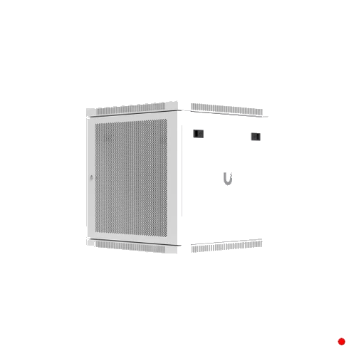 Ubiquiti Blanco 12U 60cm-Fondo Microperforada Gabinete Rack Pared Muro | URK12-6P