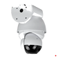 Ubiquiti Blanco PTZ 31x 4K IR100m IP66 microSD 1-1000 req-PoE++ 51W | PTZ-PRECISION-W