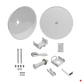 Ubiquiti Gen2 420mm 25dBi c/Radome c/Escudo PowerBeamAC 1-1000 PoE-24V | PBE-5AC-ISO-GEN2