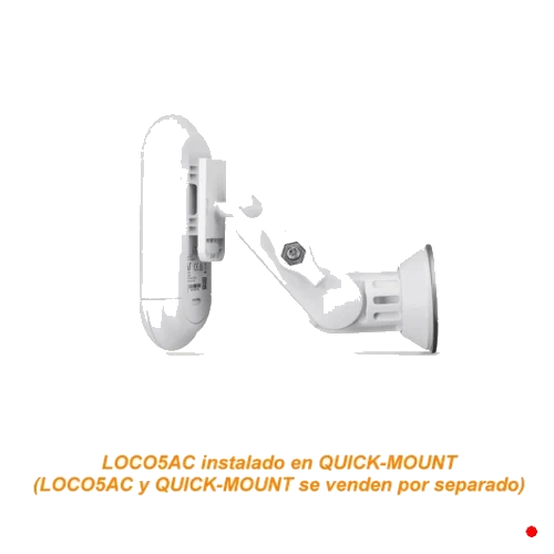 Ubiquiti Montaje para NanoStation NanoStationLoco NanoBeam | QUICK-MOUNT