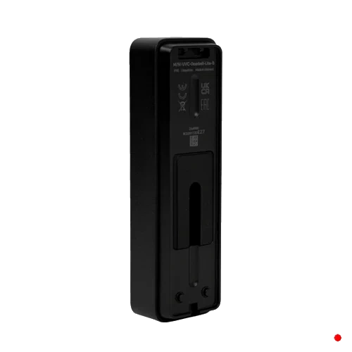Ubiquiti Negro Timbre 5MP Audio/Mic 1-100 PoE IPX5 IR5m Protect | UVC-DOORBELL-LITE-B