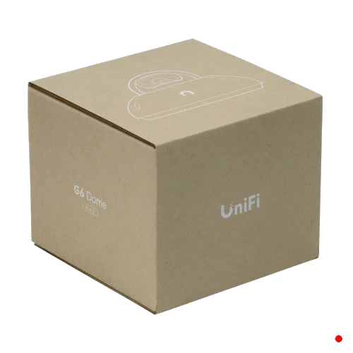 Ubiquiti UI Negro Domo 8MP AI 1-100 IK10 IP66 110º IR30 CamaraIP Mic req-PoE | UVC-G6-DOME-B